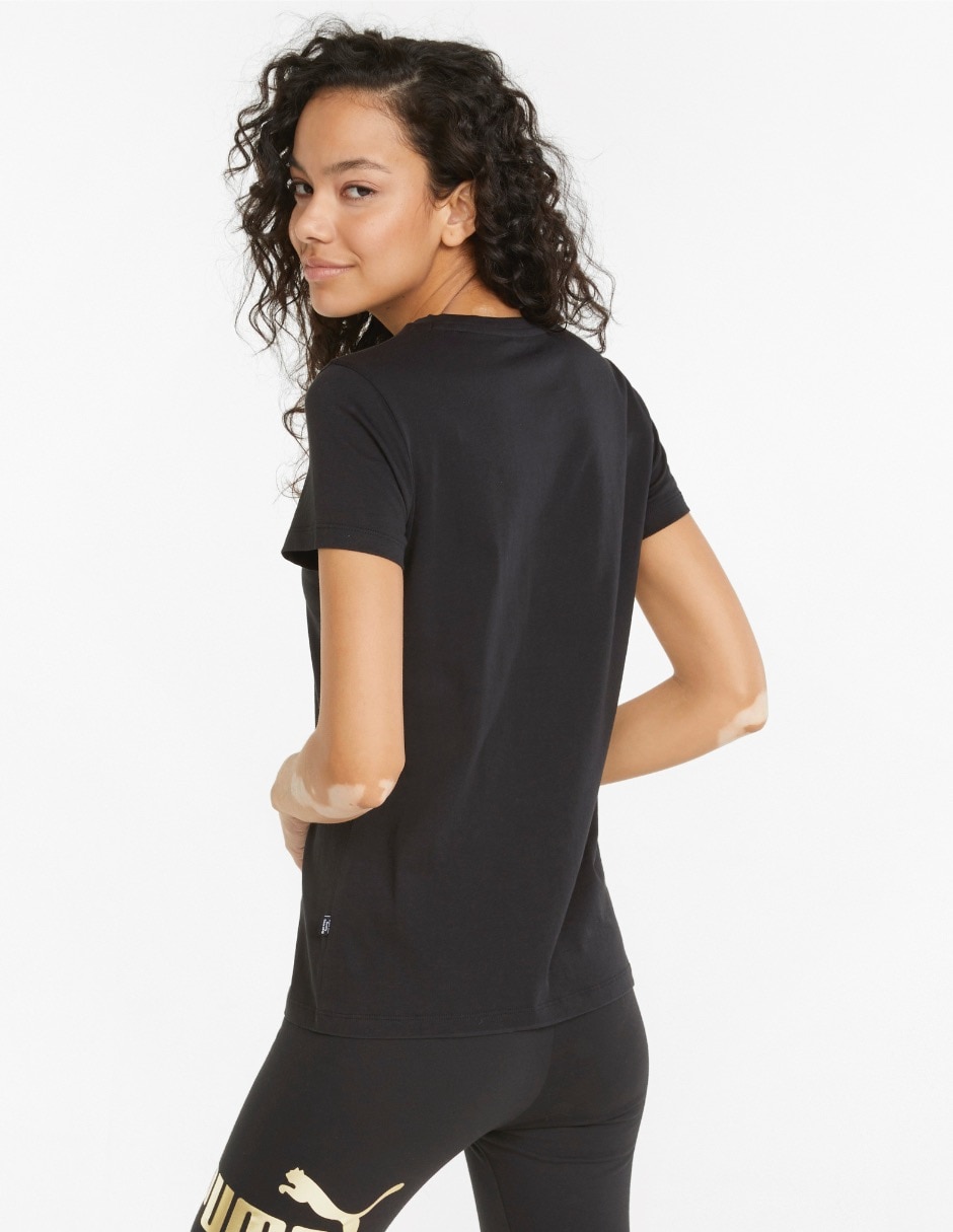 Playera manga corta Puma cuello redondo para mujer