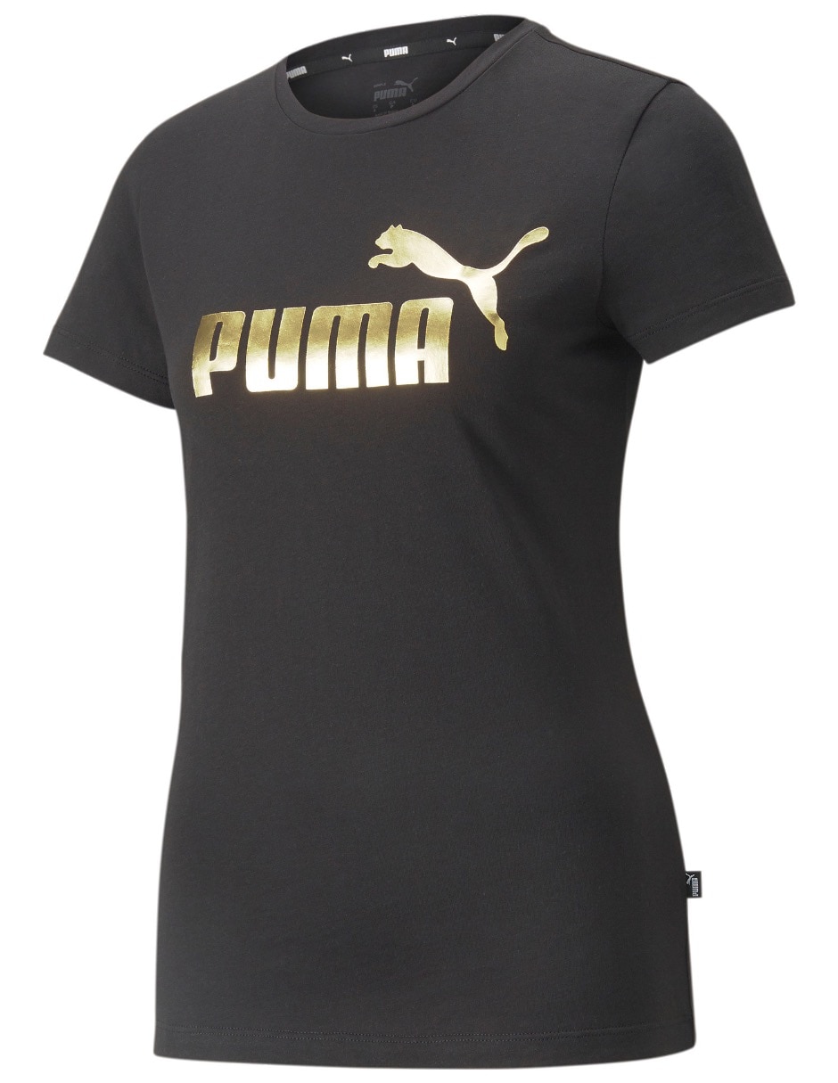 Playera manga corta Puma cuello redondo para mujer