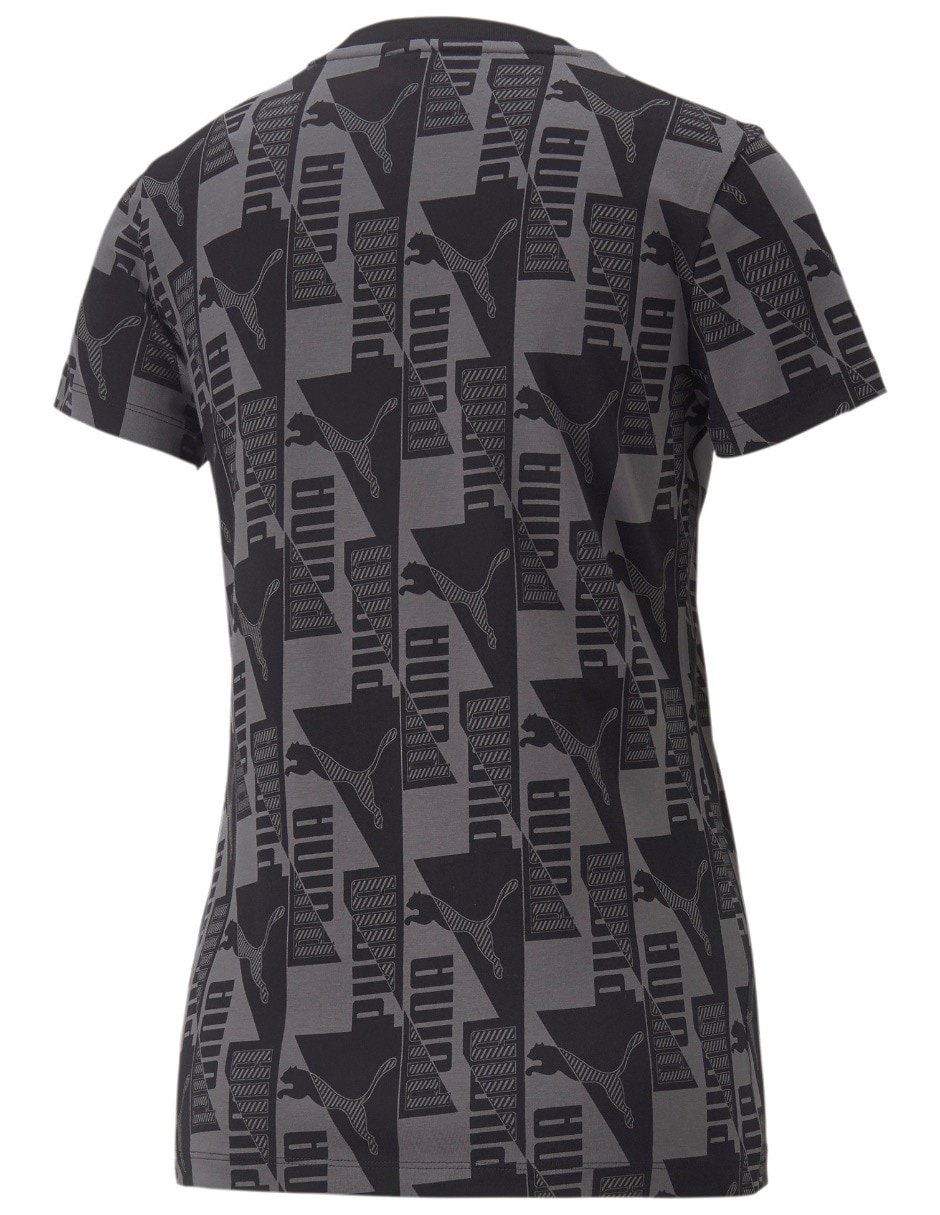 Playera manga corta Puma cuello redondo para mujer
