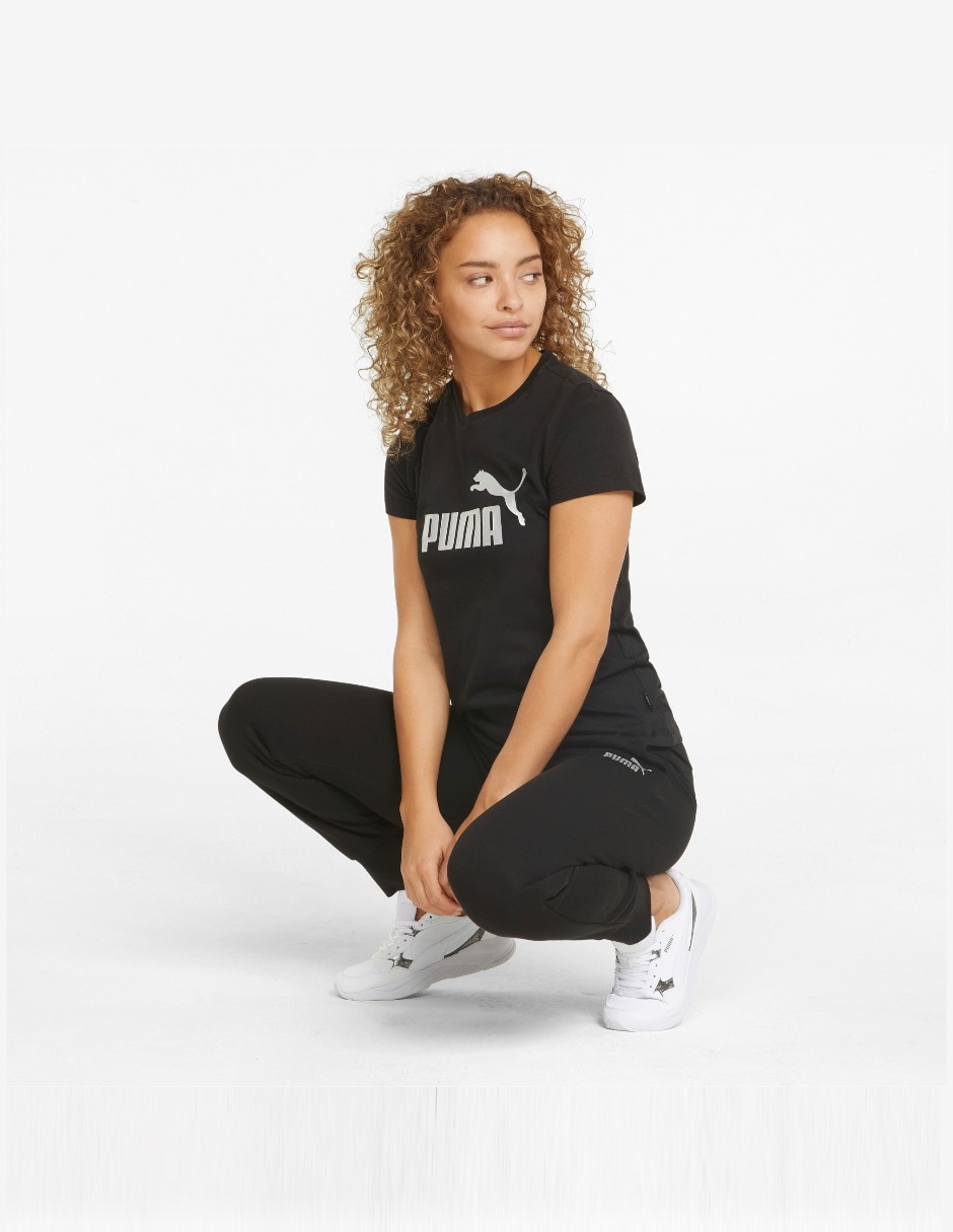 Playera manga corta cuello redondo para mujer 4