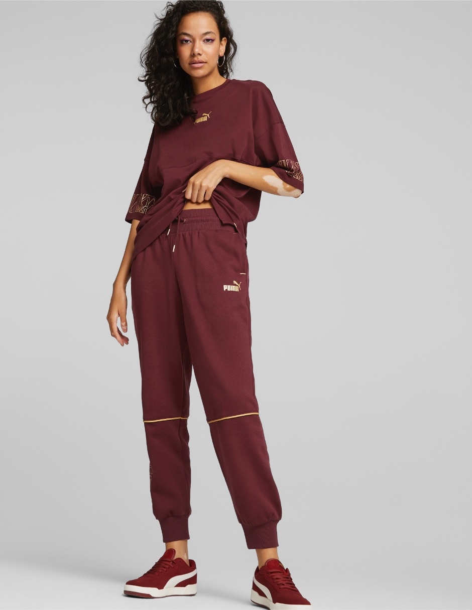 Playera manga corta Puma Power Deco cuello redondo para mujer