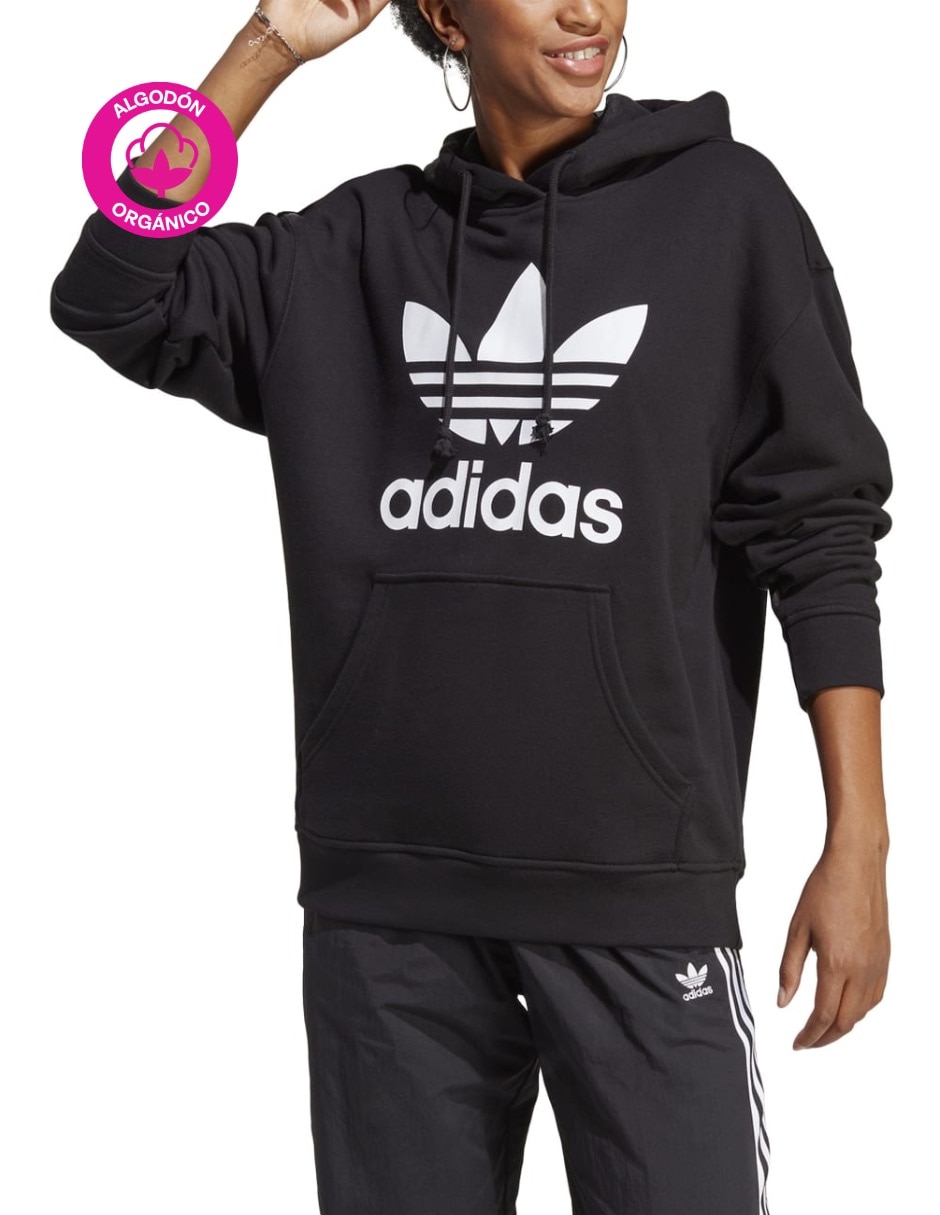 Sudadera con capucha y bolsa Adidas Originals para mujer