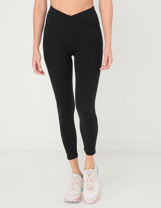 Legging a la cintura con elástico para mujer