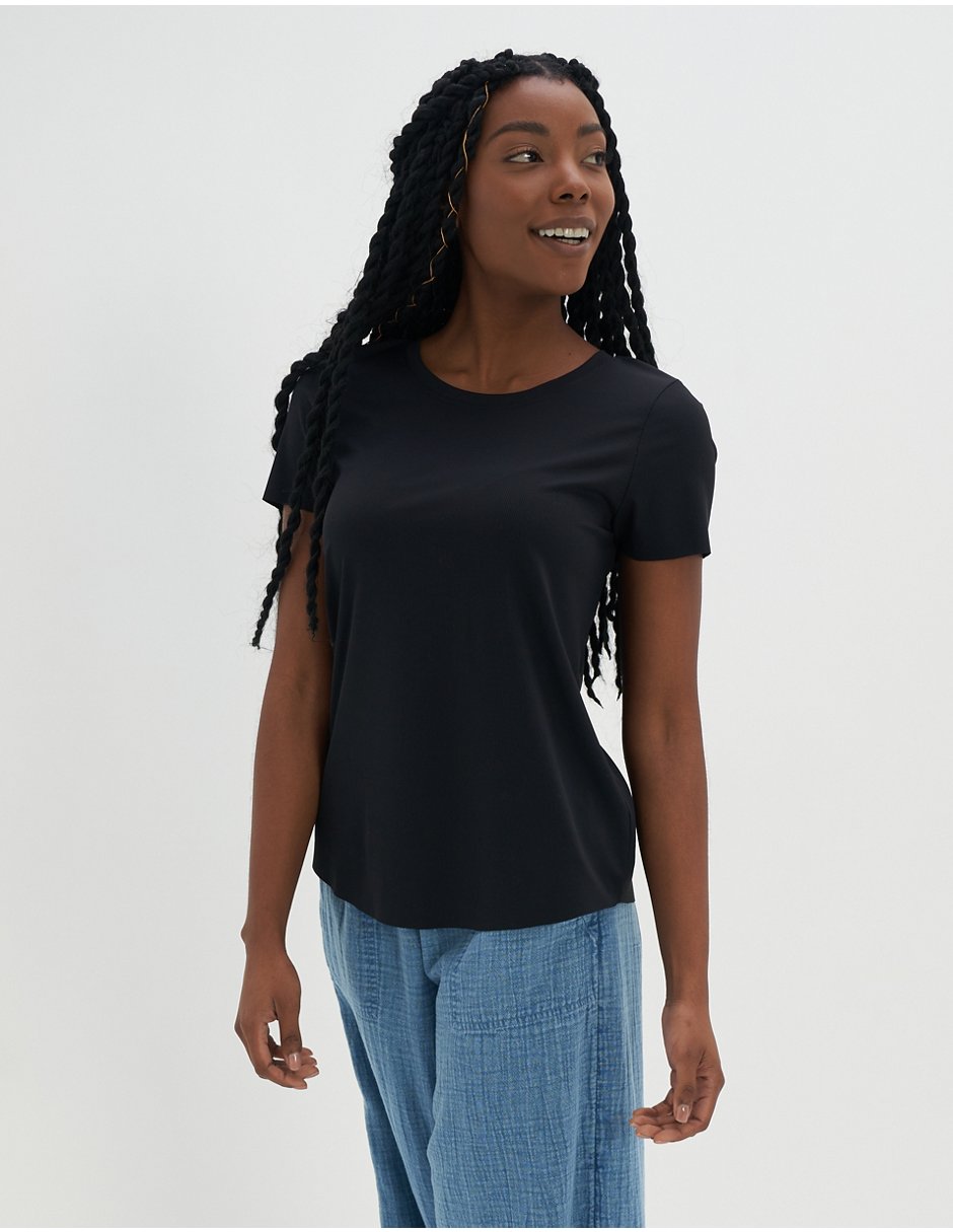 Playera Offline By Aerie Int Move It Rib Tee cuello redondo para mujer