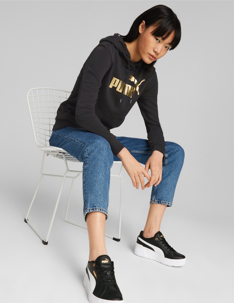 Sudadera con capucha y bolsa Puma para mujer