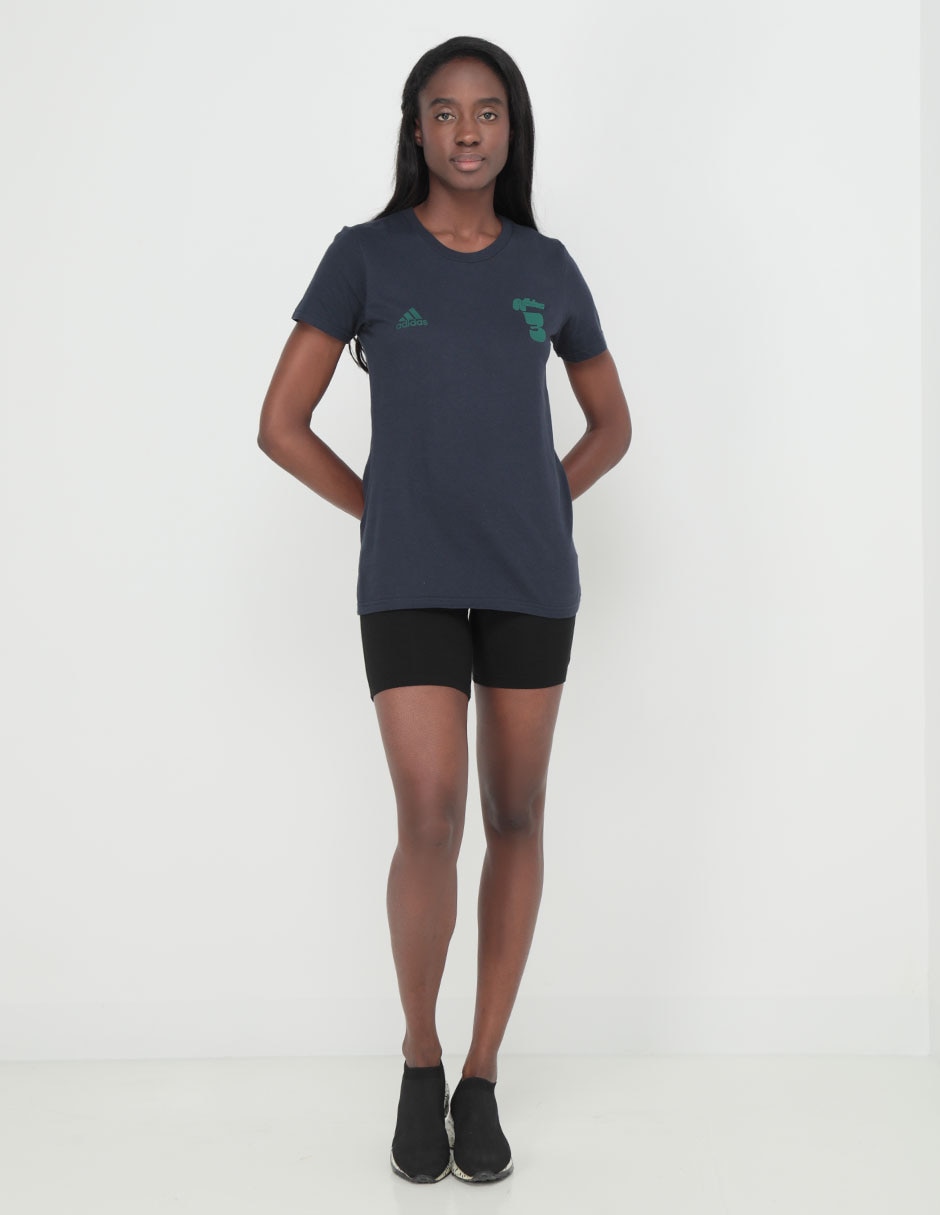 Playera manga corta Adidas Originals Graphics cuello redondo para mujer