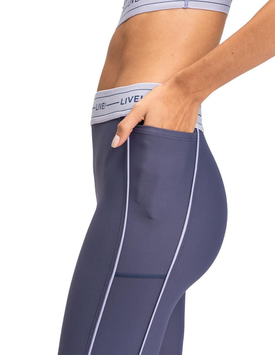 Legging a la cadera con elástico para mujer