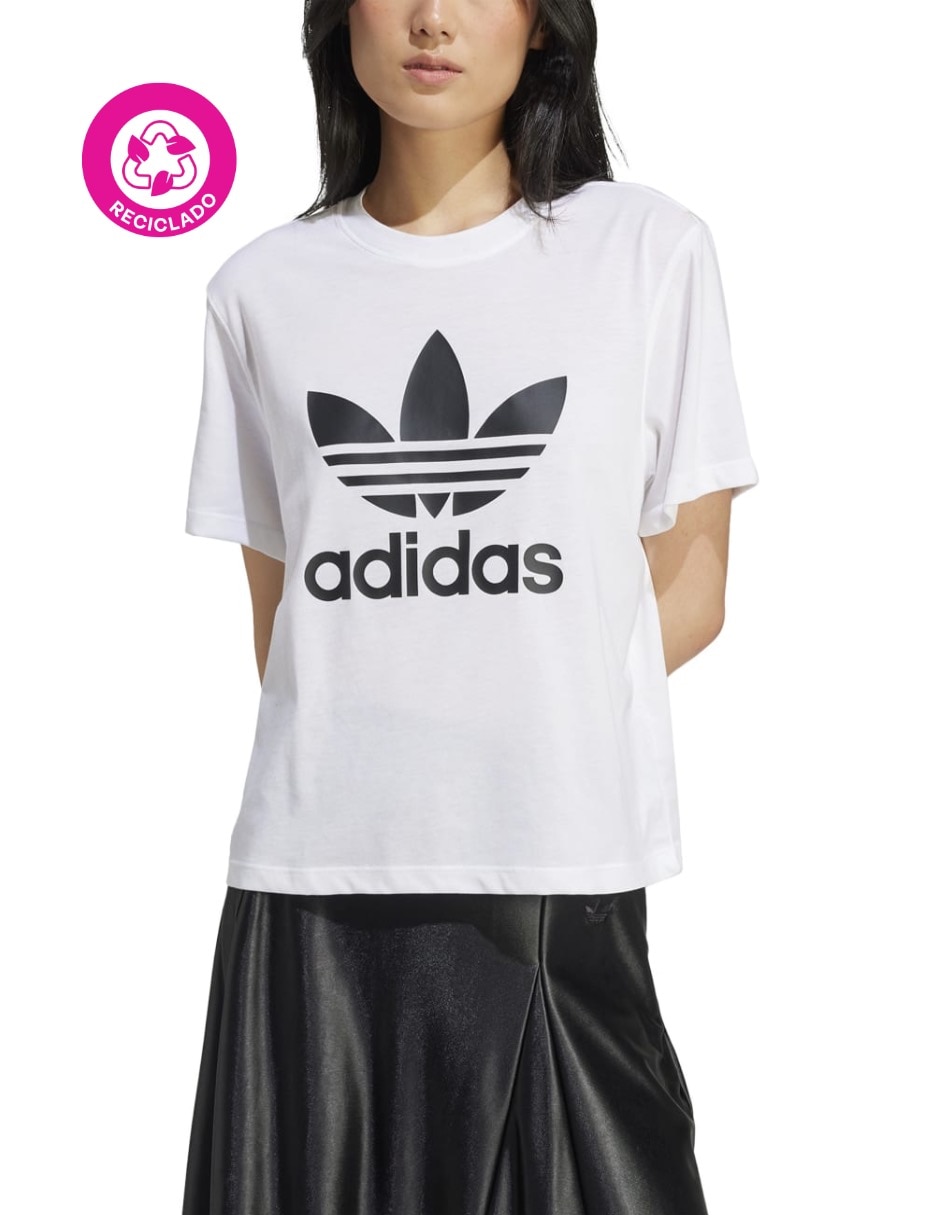 Playera manga corta Trfl Tee Boxy cuello redondo para mujer 7