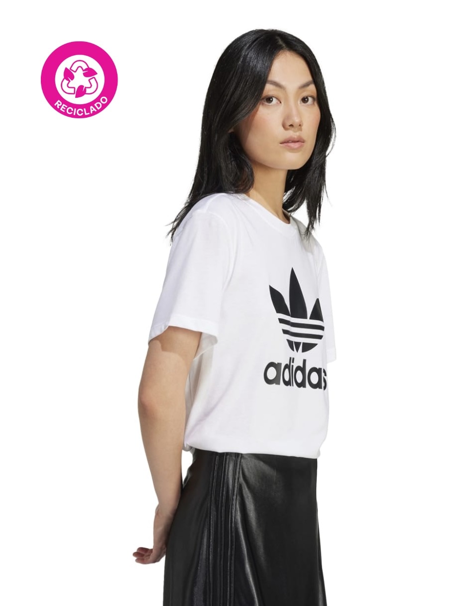 Playera manga corta Trfl Tee Boxy cuello redondo para mujer 9