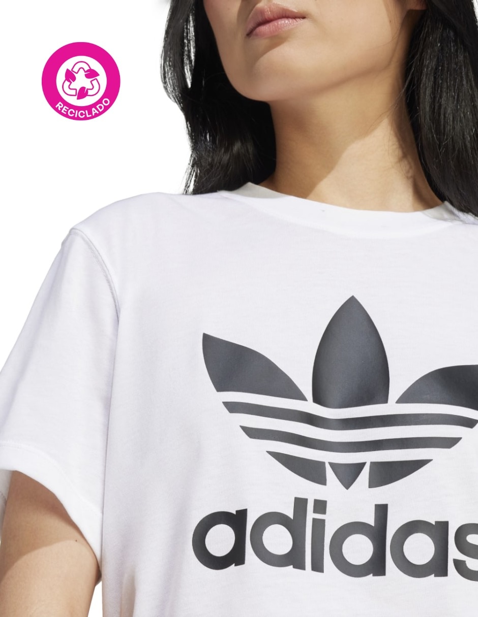 Playera manga corta Trfl Tee Boxy cuello redondo para mujer 10