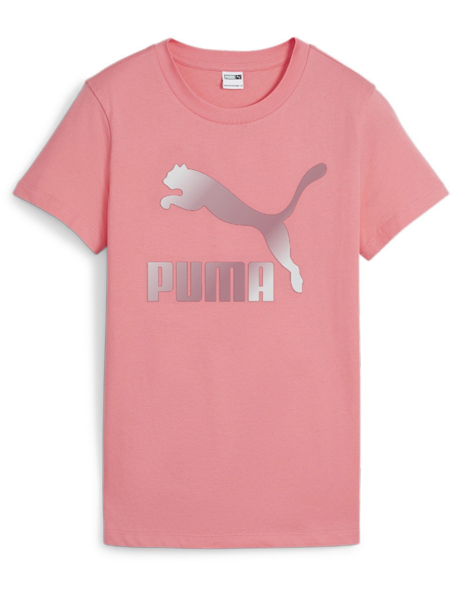 Playera manga corta Shiny cuello redondo mujer Playera manga corta Shiny cuello redondo mujer