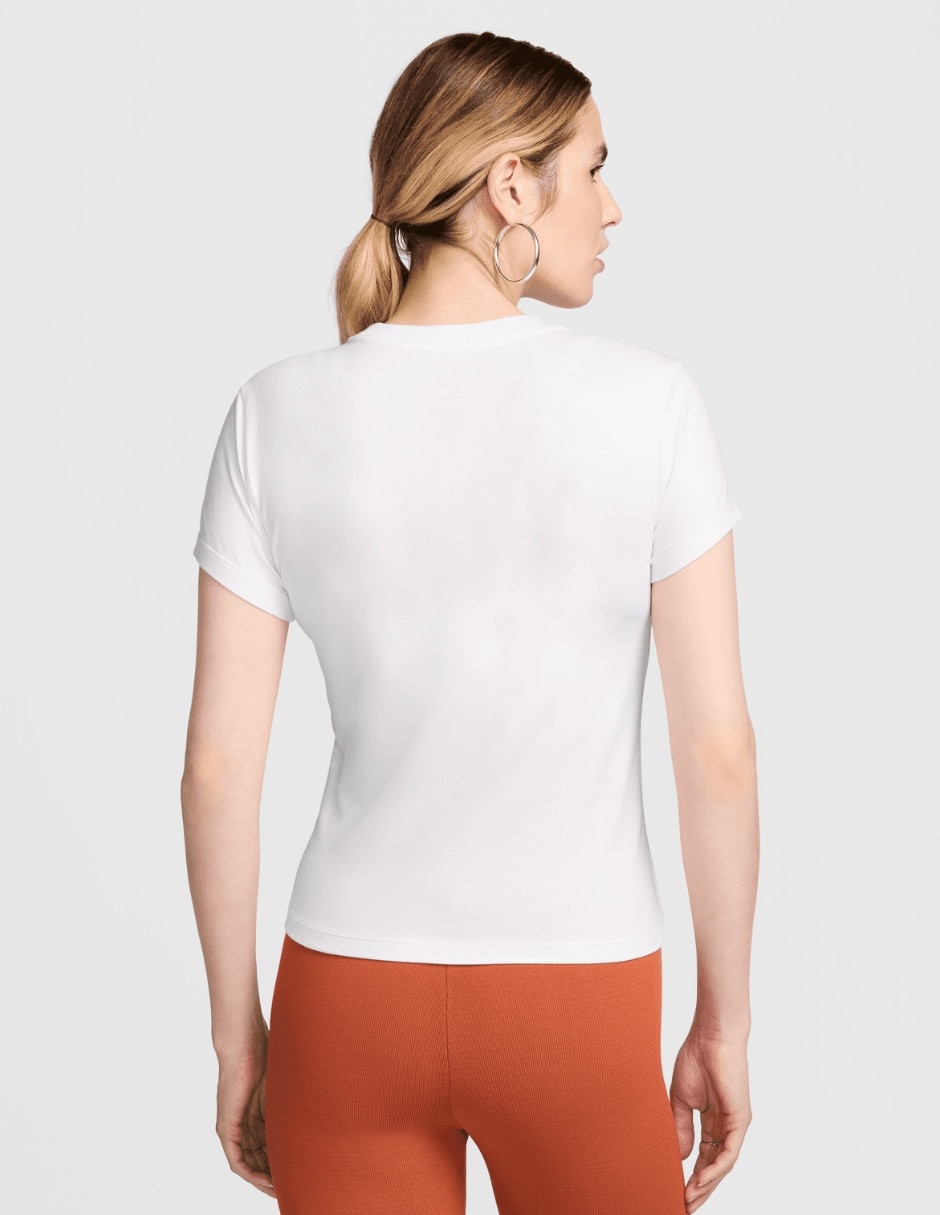 Playera manga corta cuello redondo para mujer 2