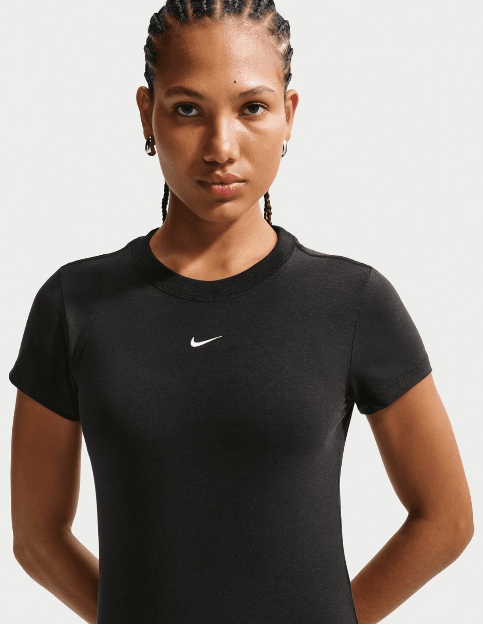 Playera manga W NSW NK CHLL KNT MD CRP cuello Redondo para mujer 4