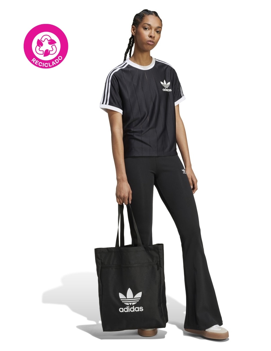 Playera manga corta Adidas Originals 3 S Pnst Tee cuello redondo para mujer