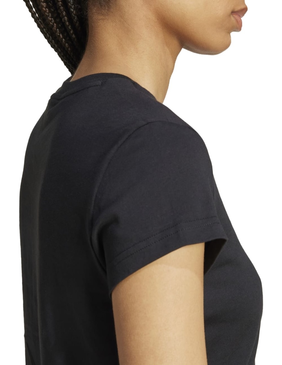 Playera manga corta Adidas Originals Ess Slim Tee cuello redondo para mujer