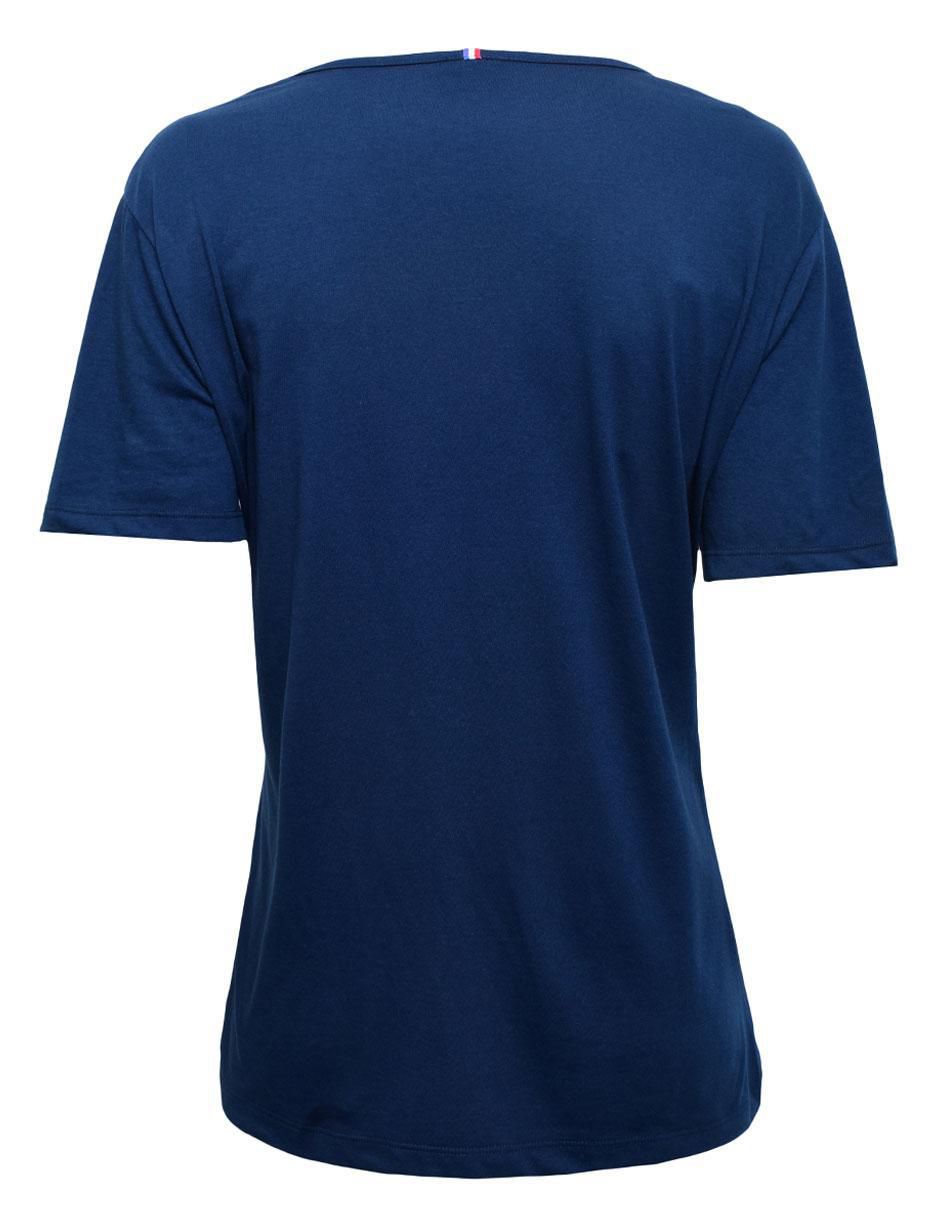 Playera manga corta Le Coq Sportif cuello v para mujer