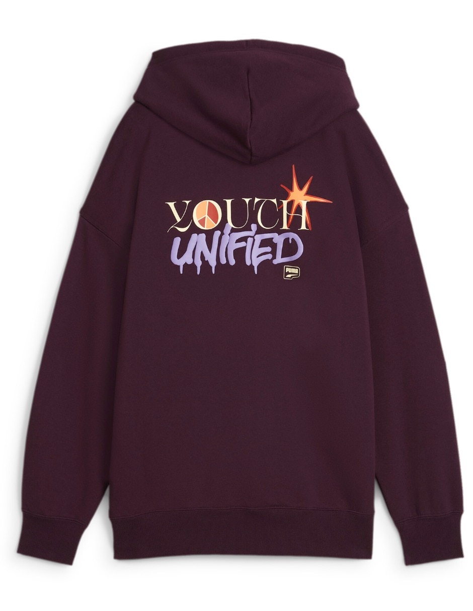 Sudadera con capucha y bolsa para mujer 2