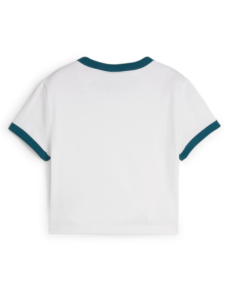 Playera manga corta Downtown cuello redondo mujer 2