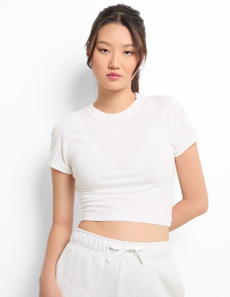 Playera manga corta cuello redondo para mujer 4