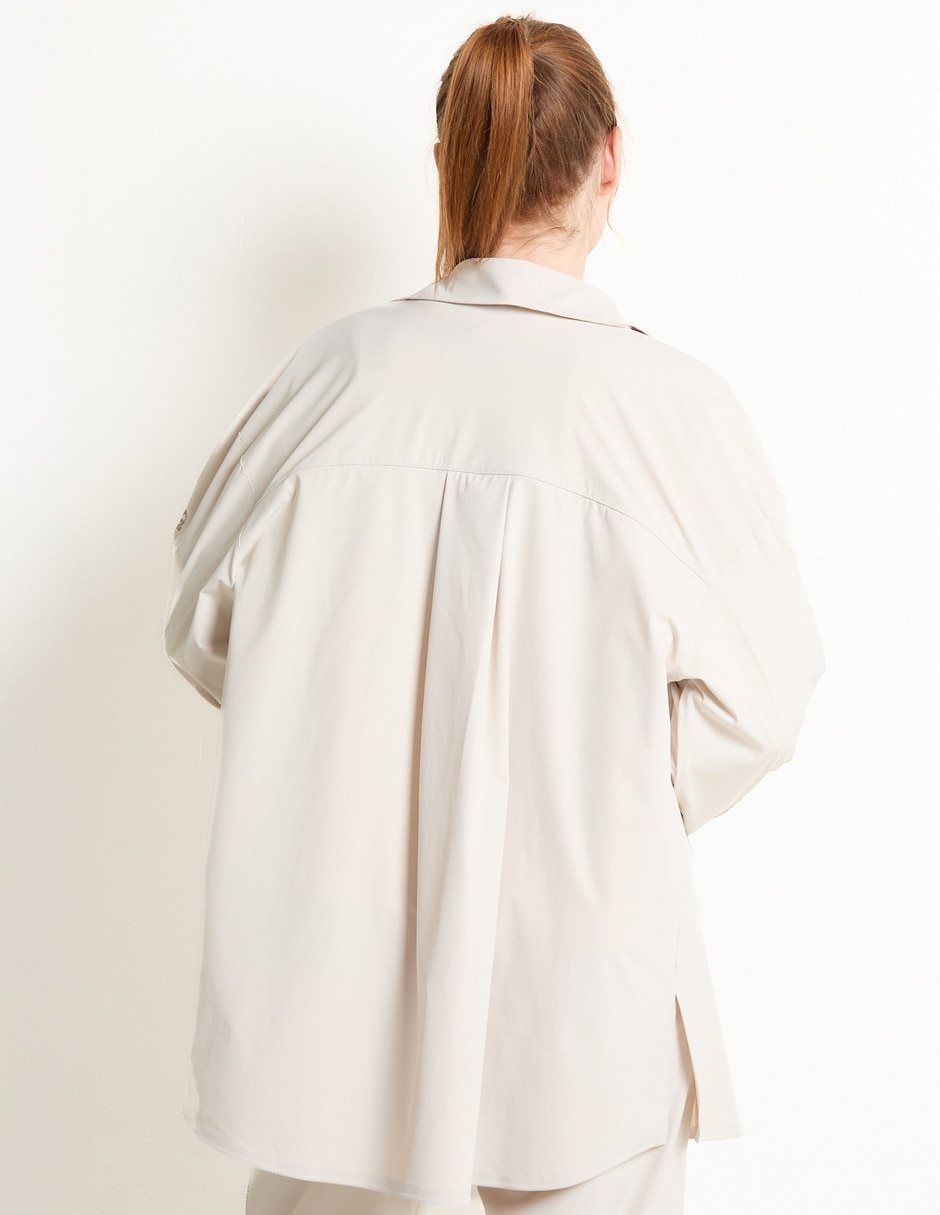 Blusa camisera Kur.Kuma manga larga para mujer
