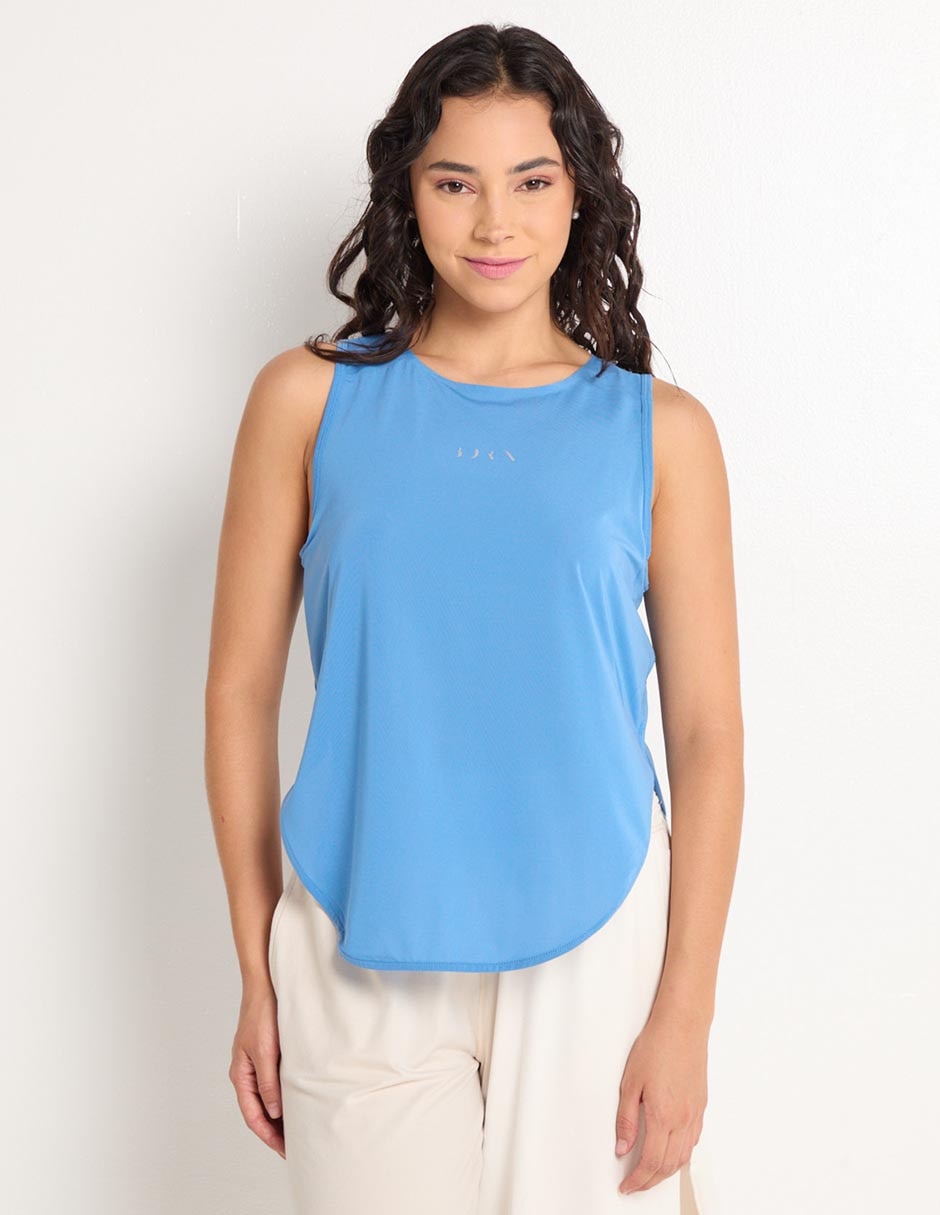 Playera cuello redondo para mujer