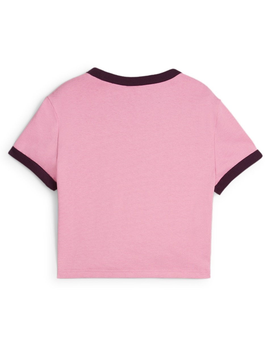 Playera manga corta Downtown cuello redondo mujer 2