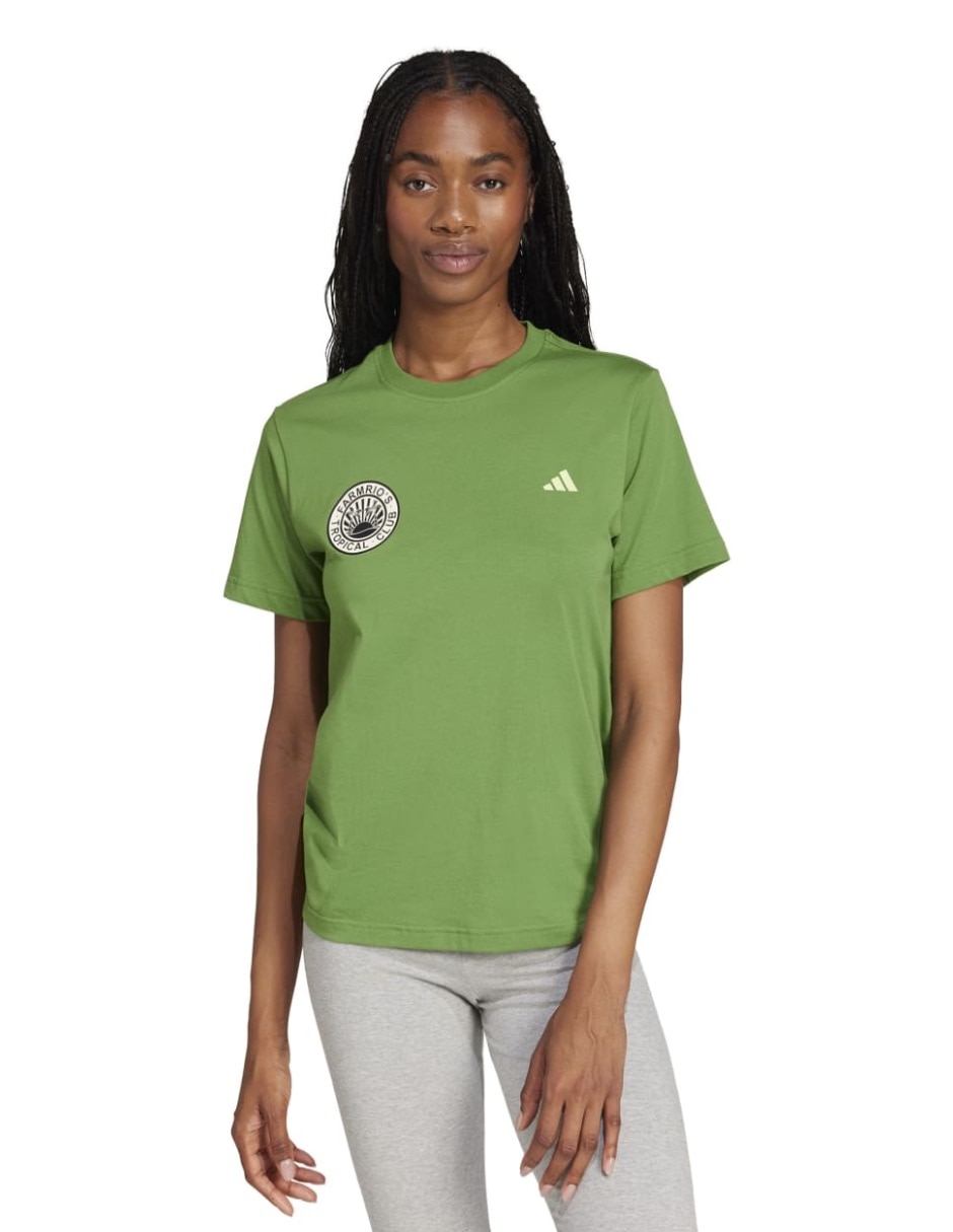 Playera manga corta Farm cuello redondo para mujer Playera manga corta Farm cuello redondo para mujer