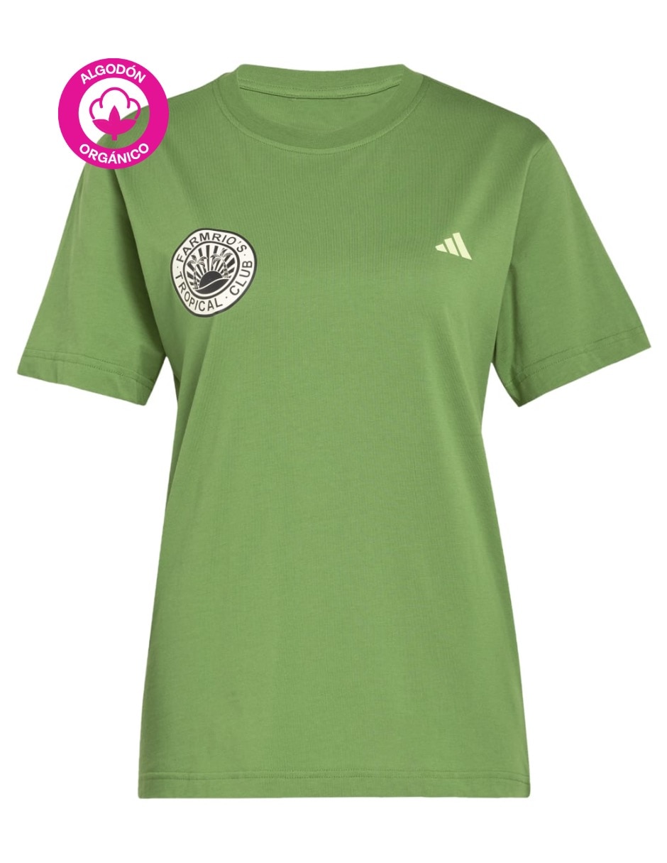 Playera manga corta Farm cuello redondo para mujer 2