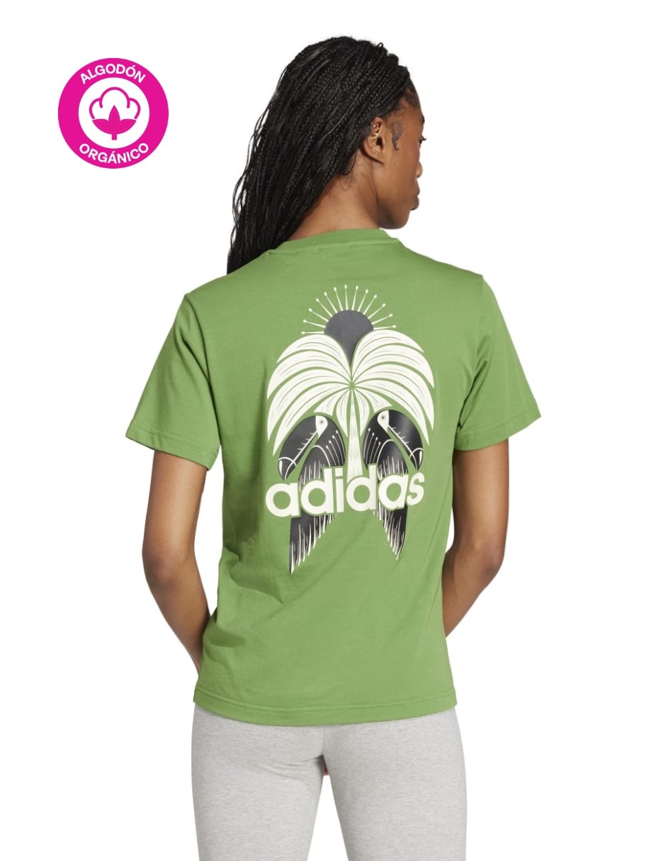 Playera manga corta Farm cuello redondo para mujer 3