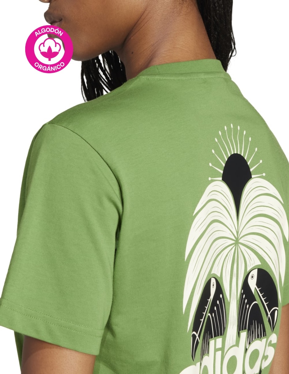 Playera manga corta Farm cuello redondo para mujer 5