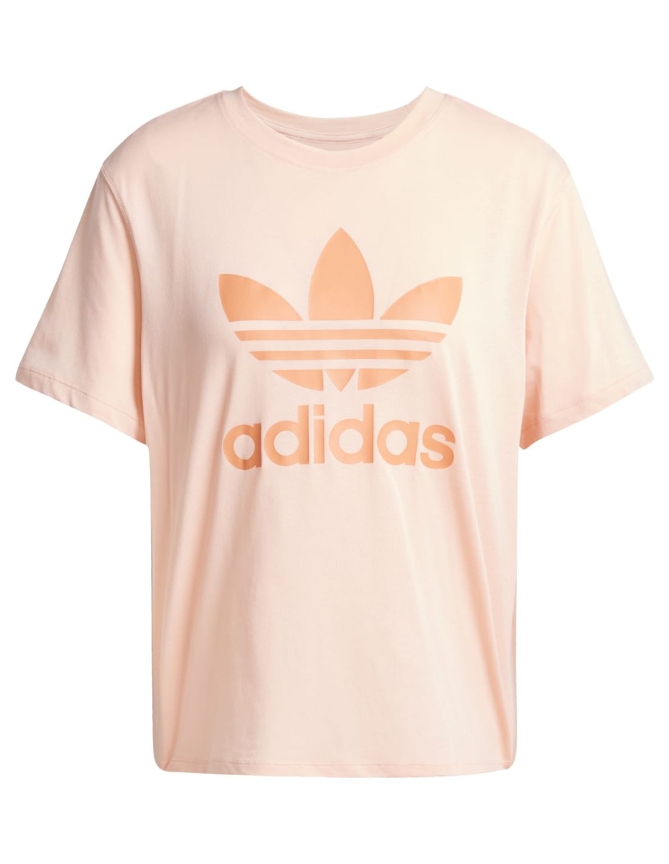 Playera manga corta Adidas Originals Adicolor cuello redondo para mujer