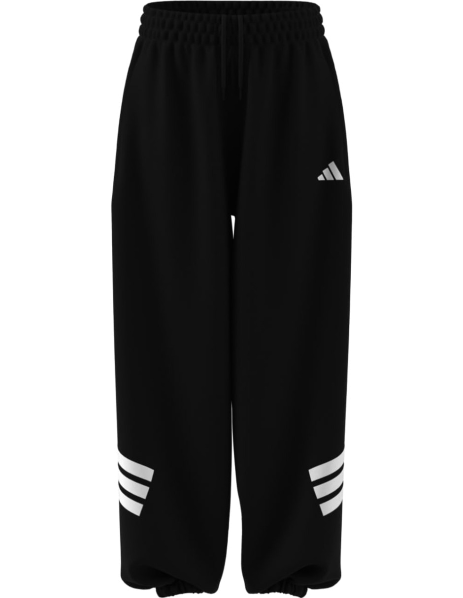 Pants regular con elástico para mujer 13