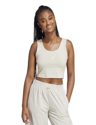 Playera tank Esenciales cuello redondo para mujer