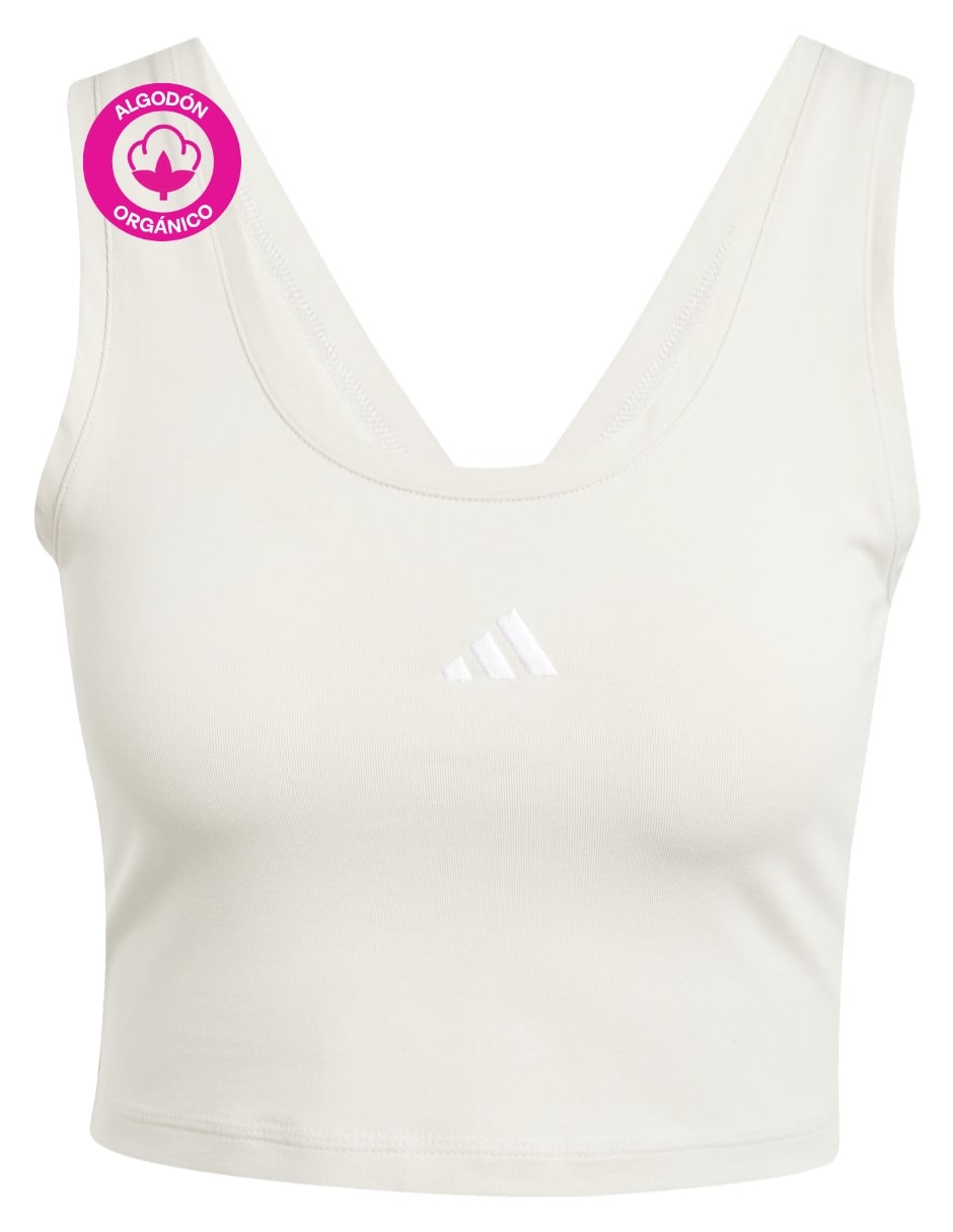 Playera tank Esenciales cuello redondo para mujer 2