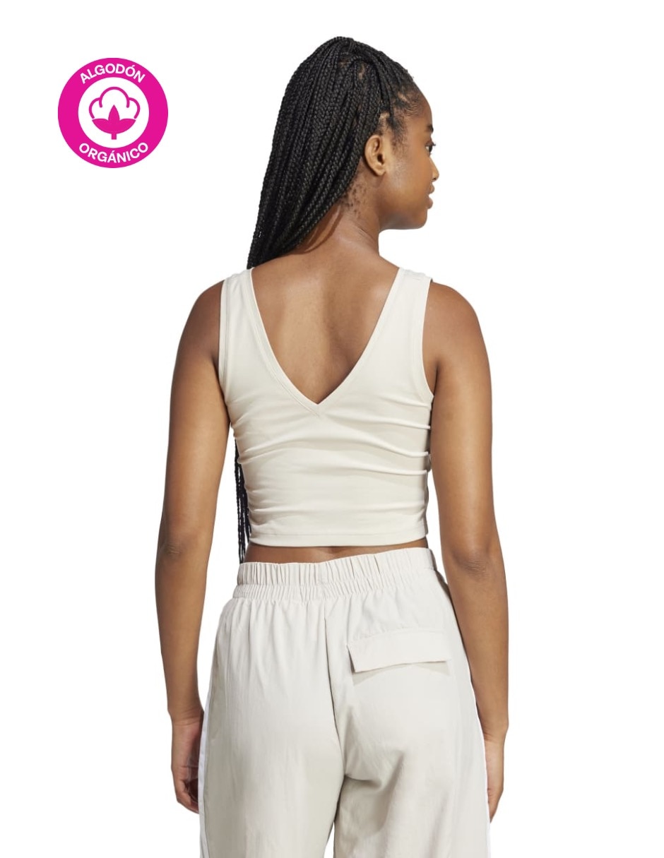Playera tank Esenciales cuello redondo para mujer 3