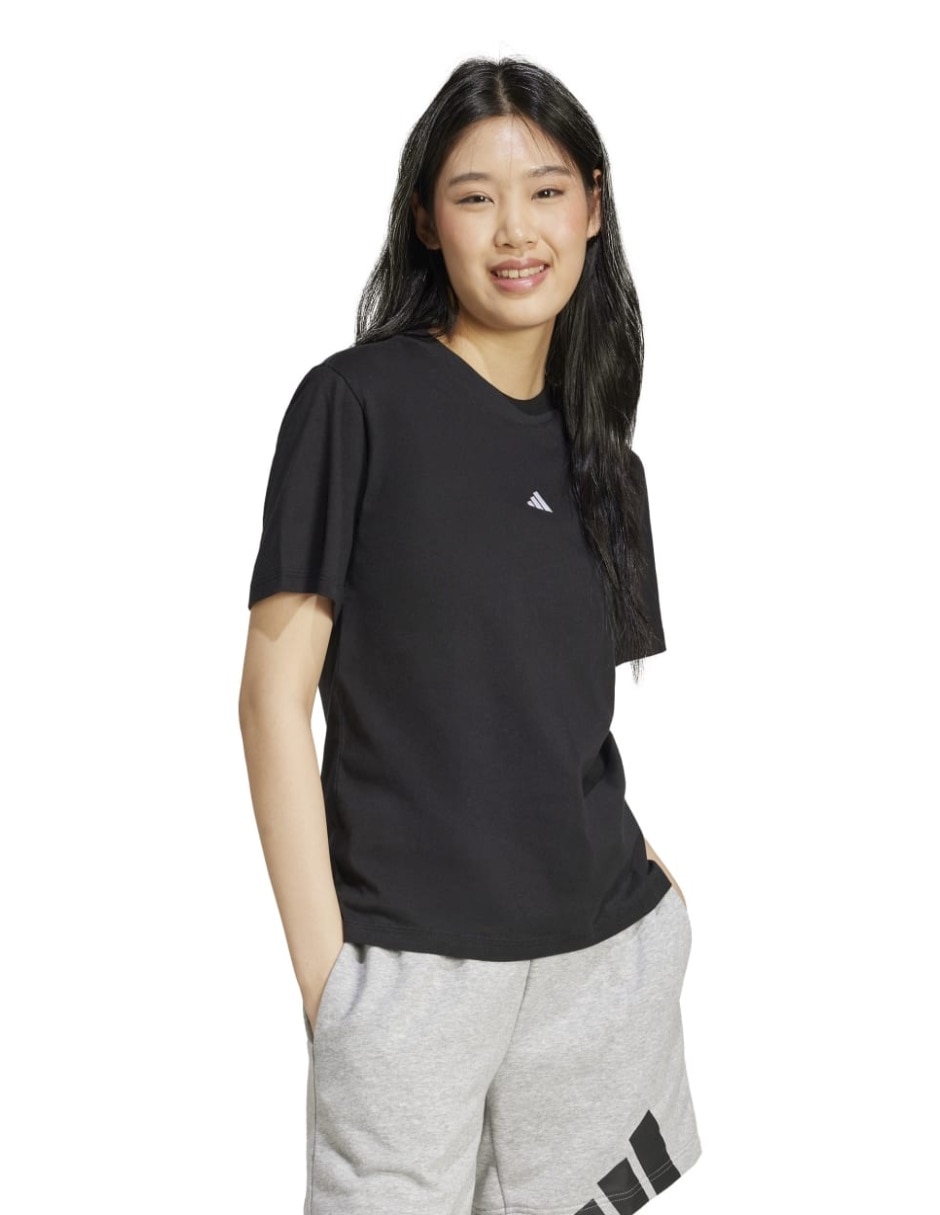 Playera manga corta Adidas Originals Esenciales cuello redondo para mujer