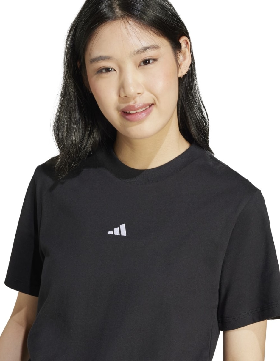Playera manga corta Adidas Originals Esenciales cuello redondo para mujer