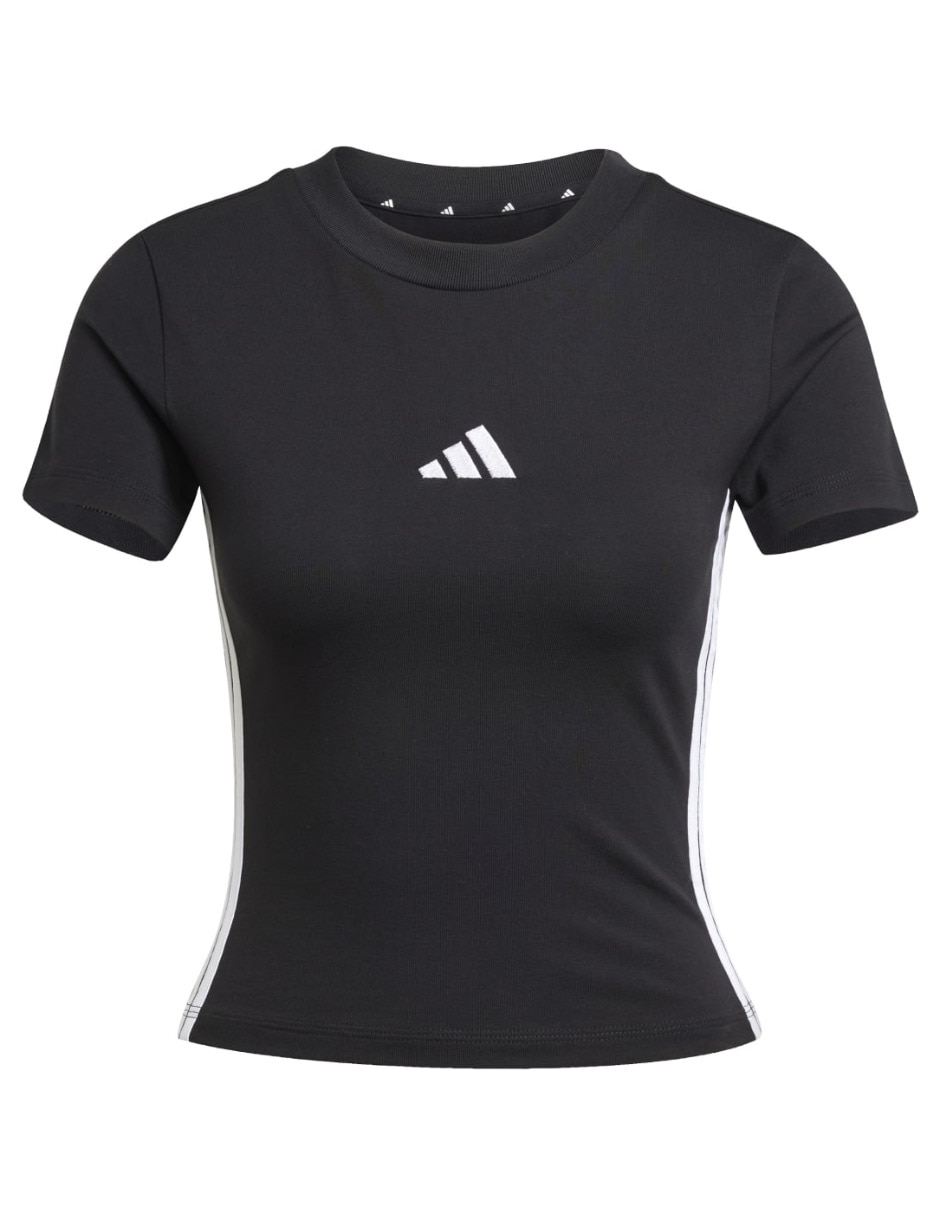 Playera manga corta Esenciales cuello redondo para mujer 2