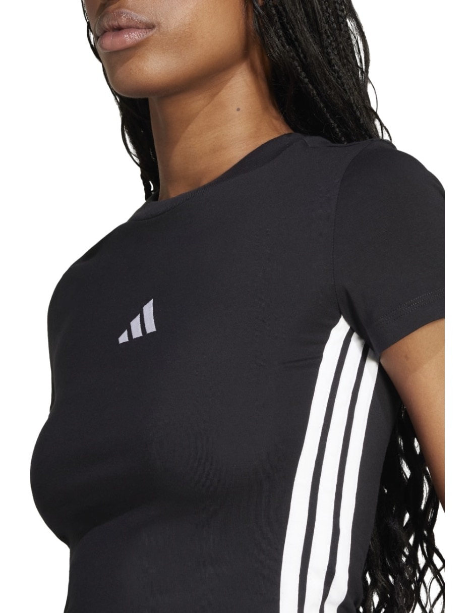 Playera manga corta Esenciales cuello redondo para mujer 6