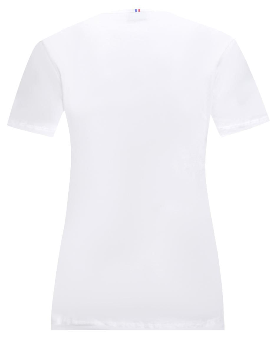 Playera manga corta Le Coq Sportif Essentiels cuello v para mujer