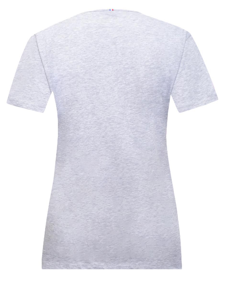 Playera manga corta Le Coq Sportif Essentiels cuello v para mujer