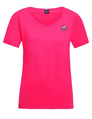 Playera manga corta Le Coq Sportif Essentiels cuello redondo para mujer