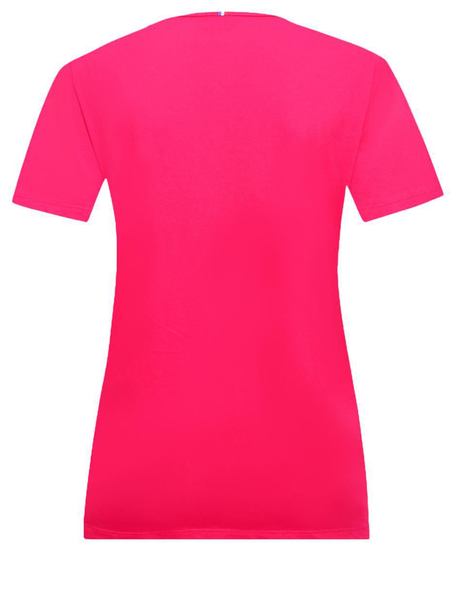 Playera manga corta Le Coq Sportif Essentiels cuello redondo para mujer