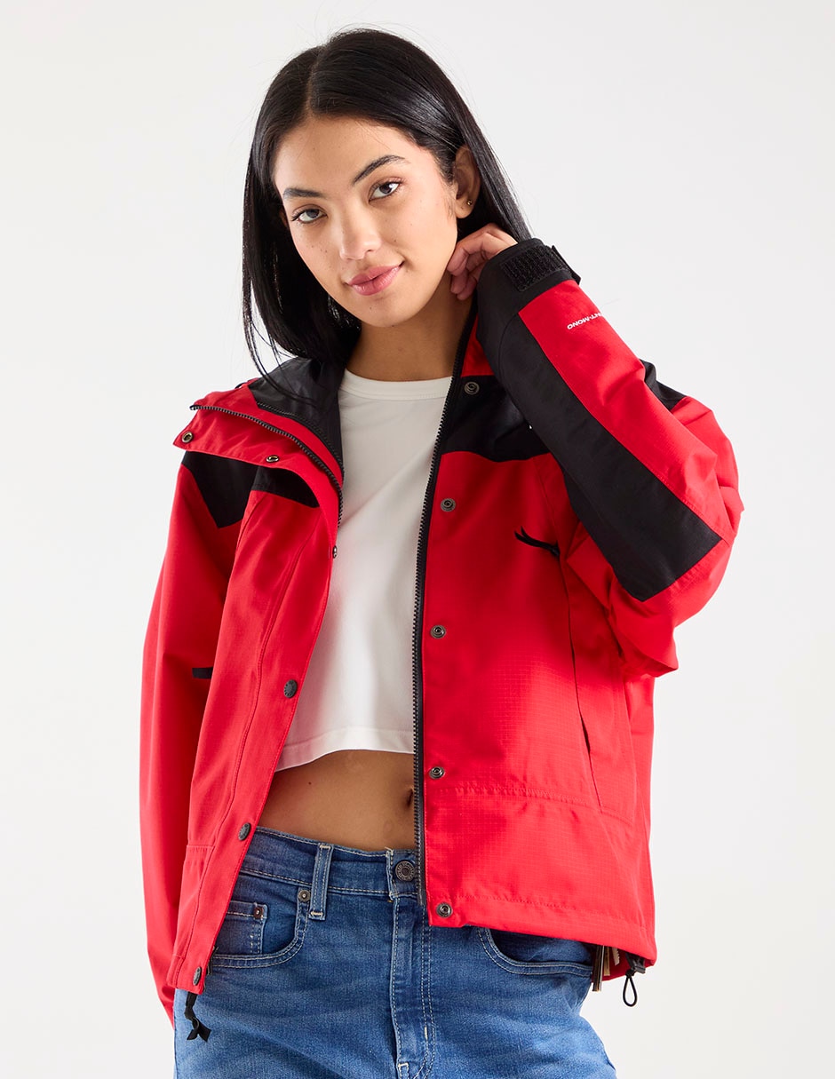 Chamarra rompevientos impermeable para mujer 2
