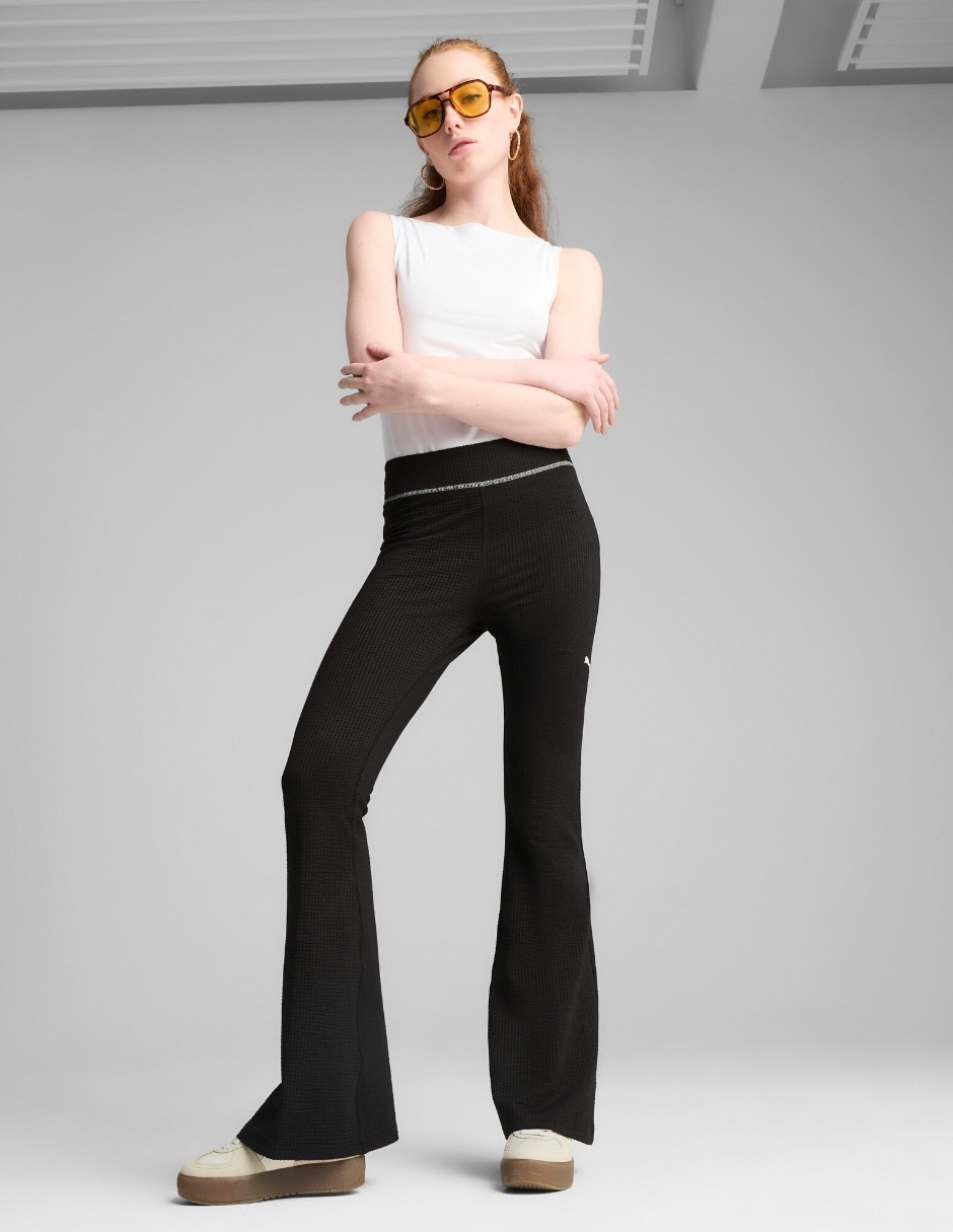 Legging a la cintura con elástico para mujer