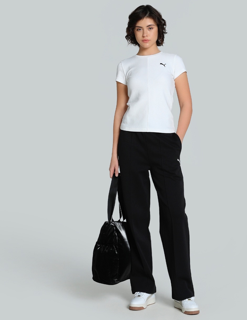 Playera manga corta cuello redondo mujer 3