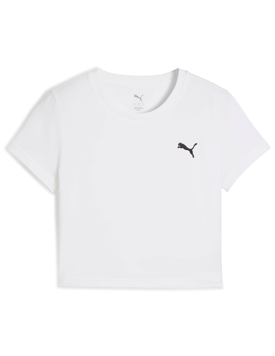 Playera manga corta Wardrobe Ess Baby Tee cuello redondo mujer 6