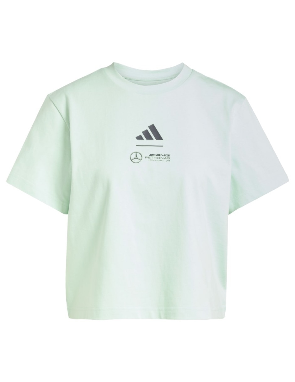 Playera manga corta Adidas Motorsport Dc Brackley cuello redondo para mujer