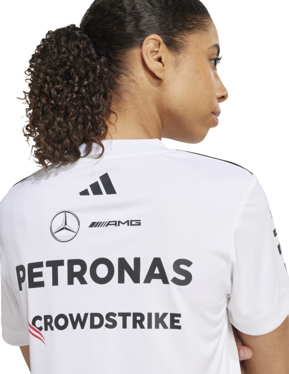 Playera manga corta Mercedes - Amg Petronas cuello redondo para mujer 6