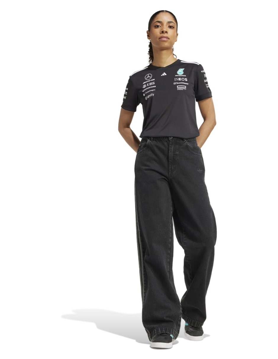 Playera manga corta Adidas Motorsport Mercedes - Amg Petronas cuello redondo para mujer